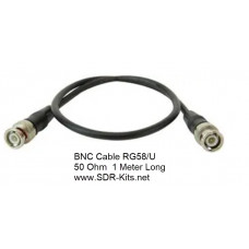 BNC Cable RG58/U 50 Ohm 1 Meter Long